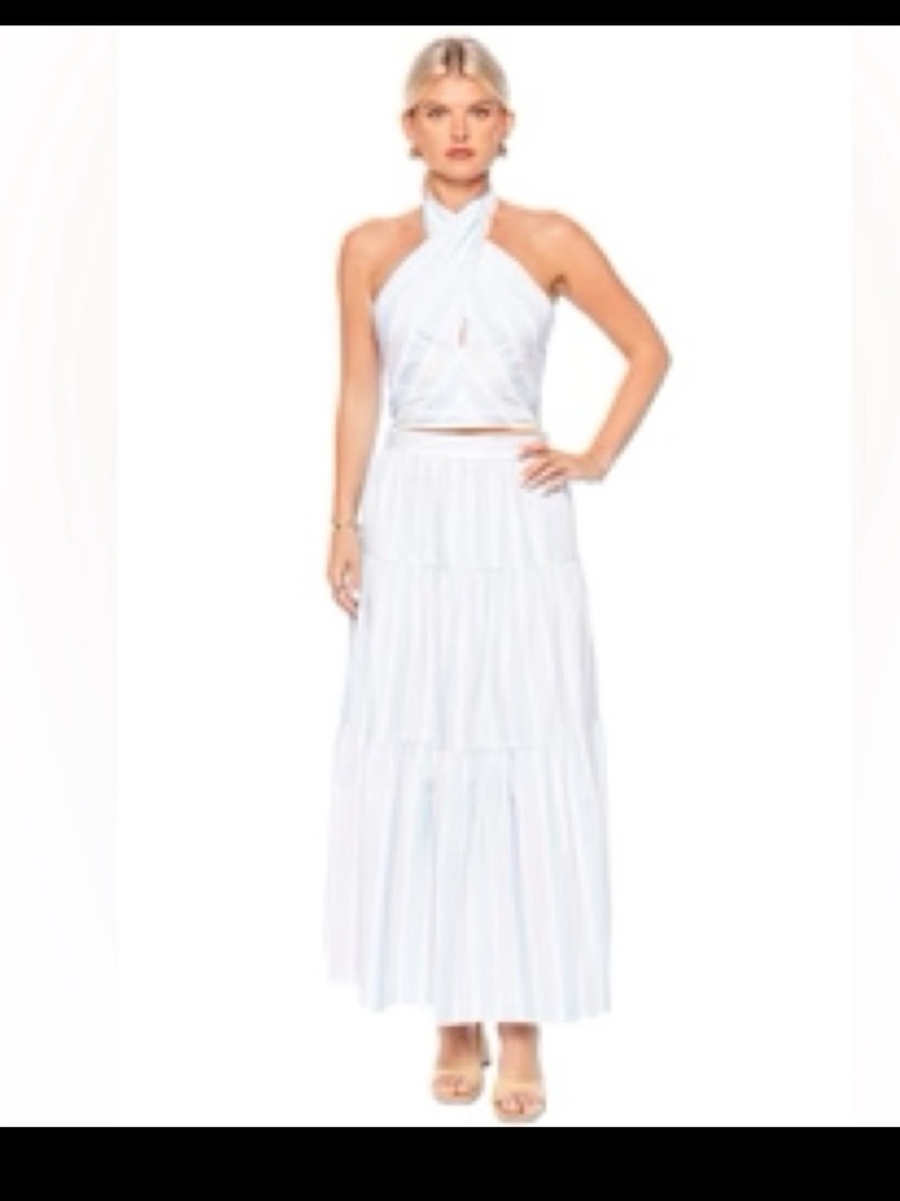 Staud Halter Top & Skirt Matching Set